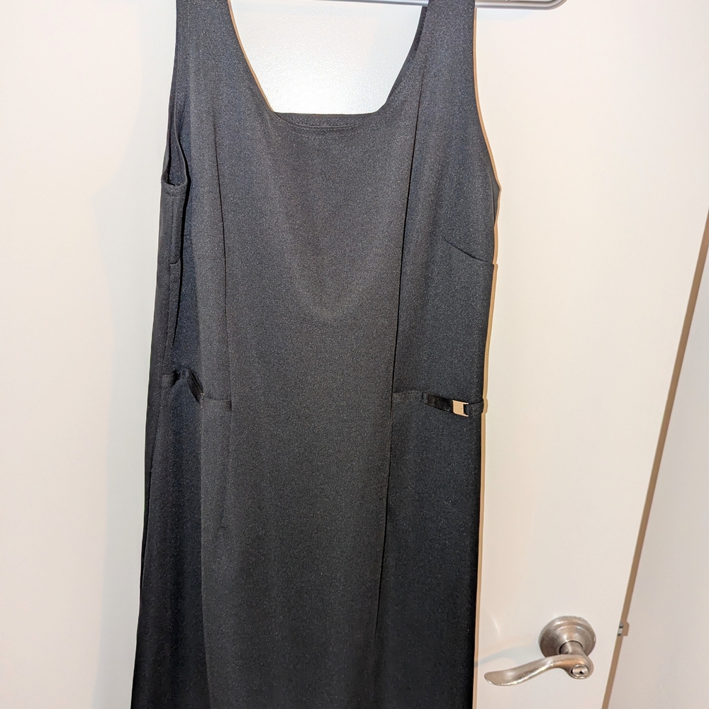 Vintage JKLA Black Dress Sleeveless